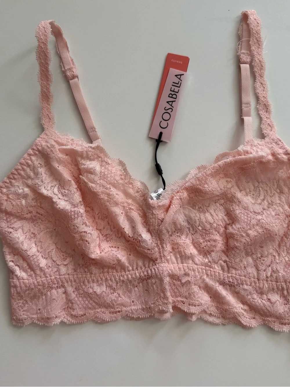 Cosabella Never Say Never Beauty Sweetie Bralette M Medium or S Small NWT